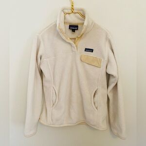 Patagonia re-tool snap-T pullover, cream, Med